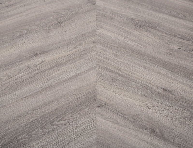 Artic Grey Chevron Peel & Stick LVT - 3x158x710mm