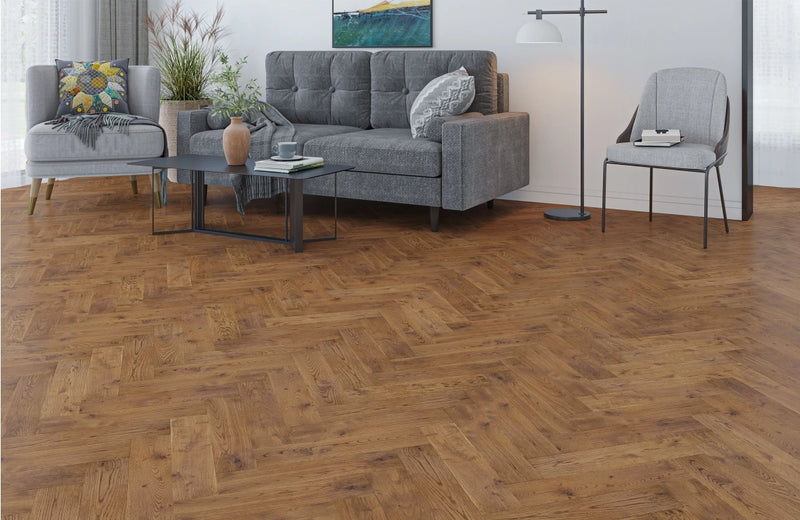 Branwick Solid Oak Herringbone 18x90x400mm secondary