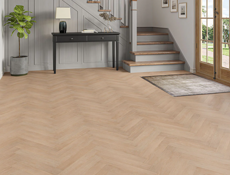 Golden Honey Herringbone Peel & Stick LVT - 2x77x456mm secondary