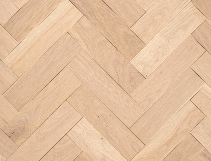 Pimlico Engineered Oak Herringbone - Invisible Oiled 10x80x300mm