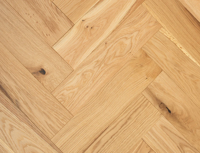 Putney Engineered Oak Herringbone - Brushed Oiled 15x125x600mm