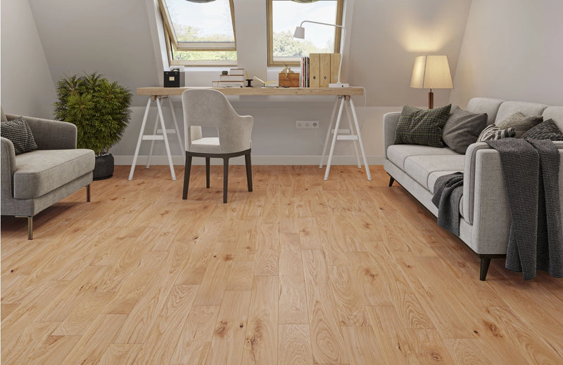 Ashwick Hall Solid Oak Plank 18x125x300-1200mm secondary