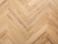 Burnished Amber Herringbone Glue down LVT - 2x77x456mm
