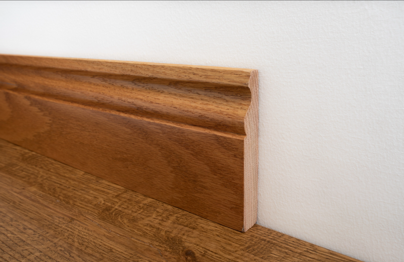 Solid Oak Skirting 120mm - Golden