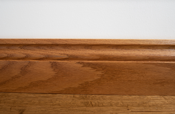 Solid Oak Skirting 120mm - Golden
