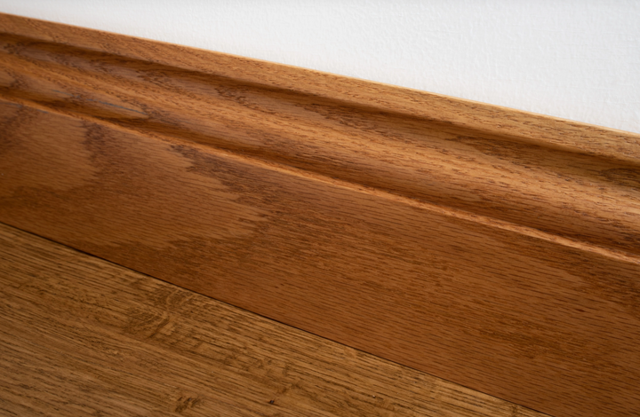 Solid Oak Skirting 120mm - Golden