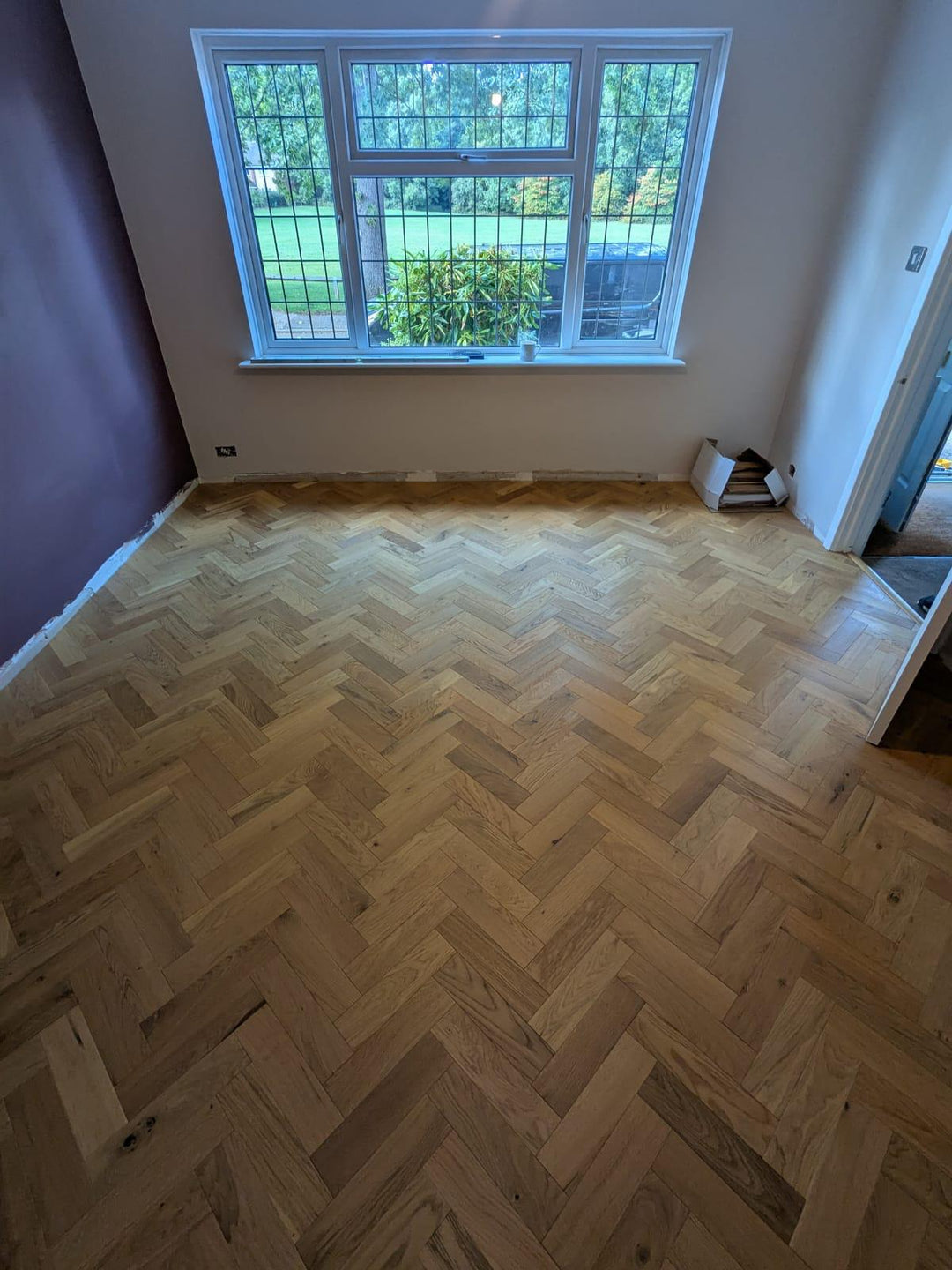 Mayfair Engineered Oak Herringbone - Brushed & Oiled 10x80x300mm