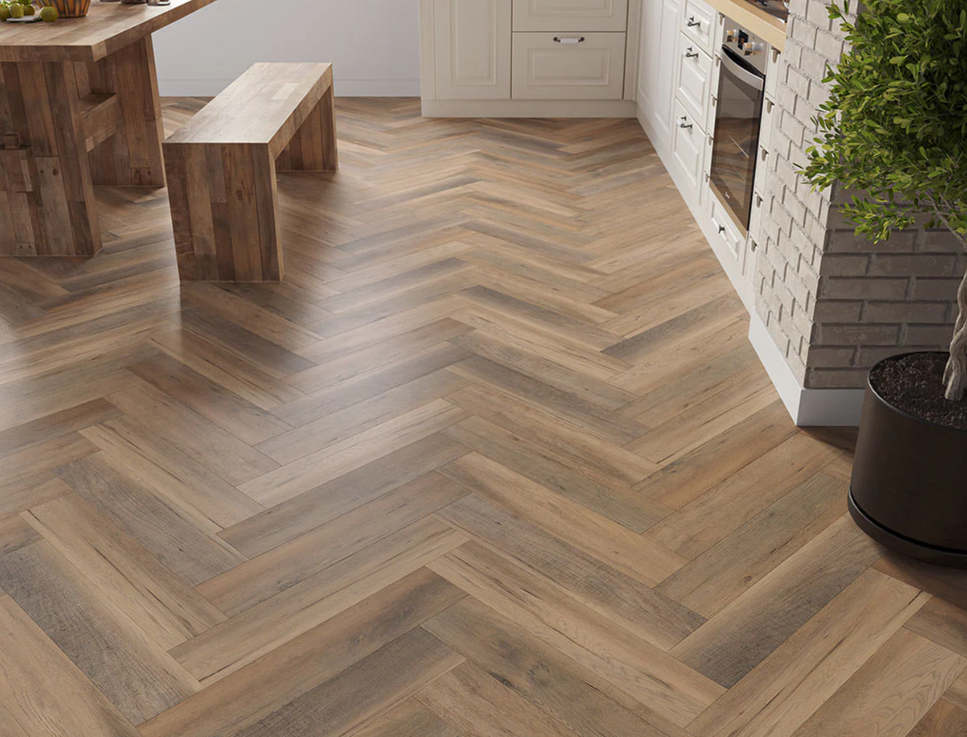 Moderno Herringbone - LVT Click 6.5x128x615mm