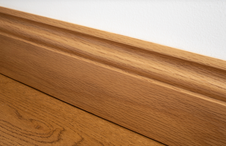 Solid Oak Skirting 120mm - Oiled