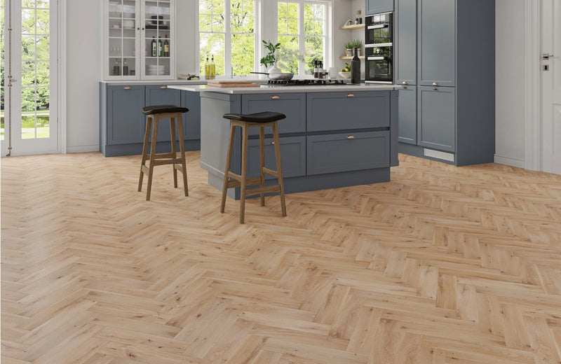 Thistledown Solid Oak Herringbone 18x90x400mm secondary
