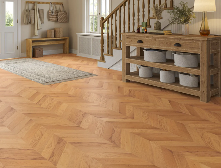 Verna Engineered Oak Chevron - 14x90x510mm