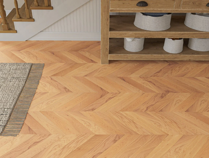 Verna Engineered Oak Chevron - 14x90x510mm