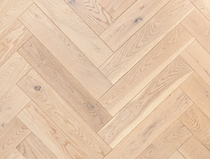 Wandsworth Engineered Oak Herringbone - Invisible Oiled 15x125x600mm sample