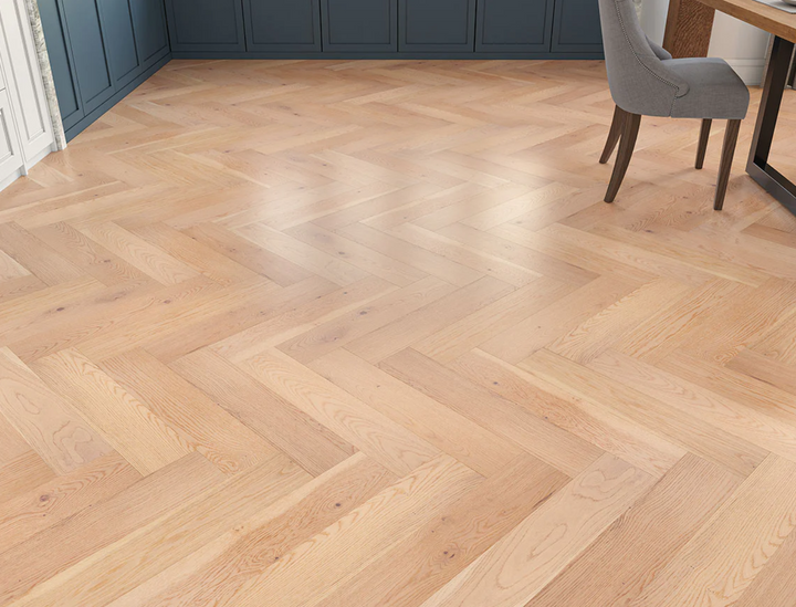 Wandsworth Engineered Oak Herringbone - Invisible Oiled 15x125x600mm
