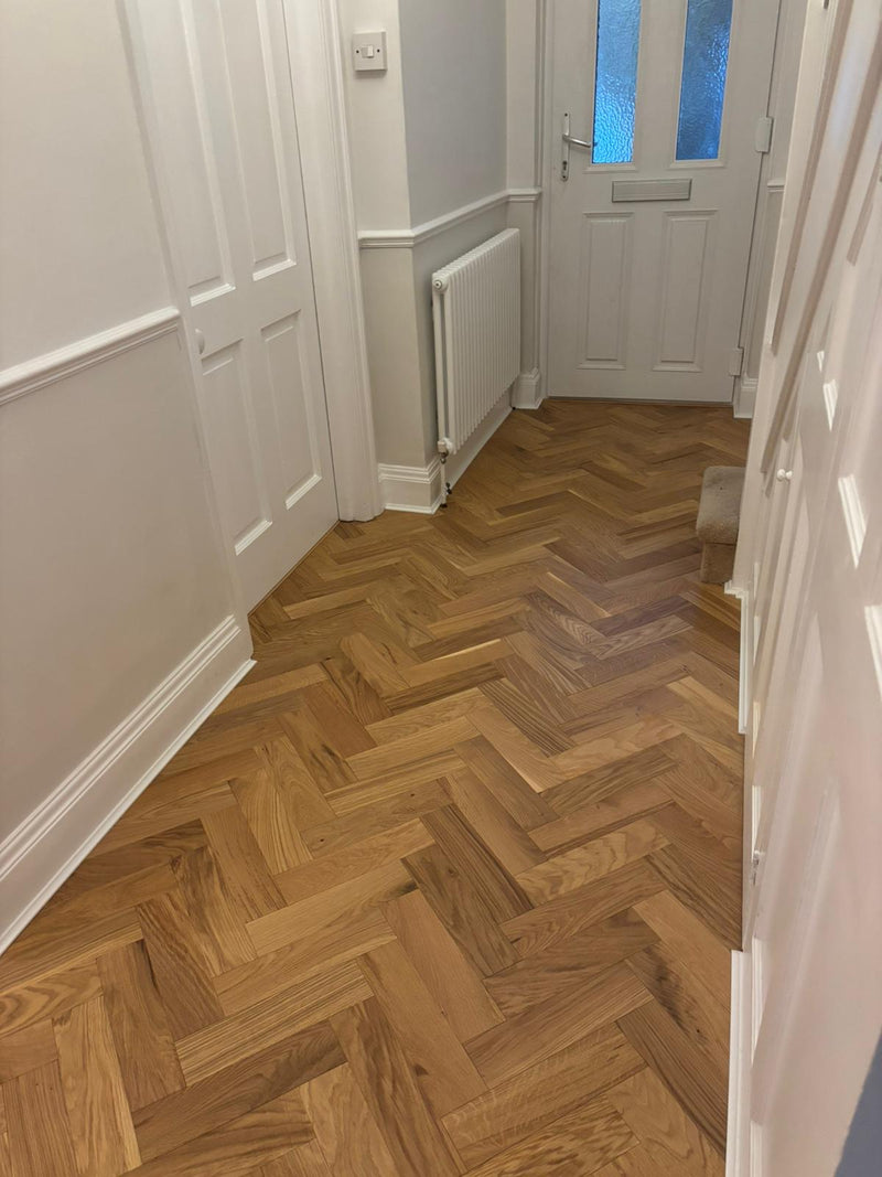 Mayfair Engineered Oak Herringbone - Brushed & Oiled 10x80x300mm secondary